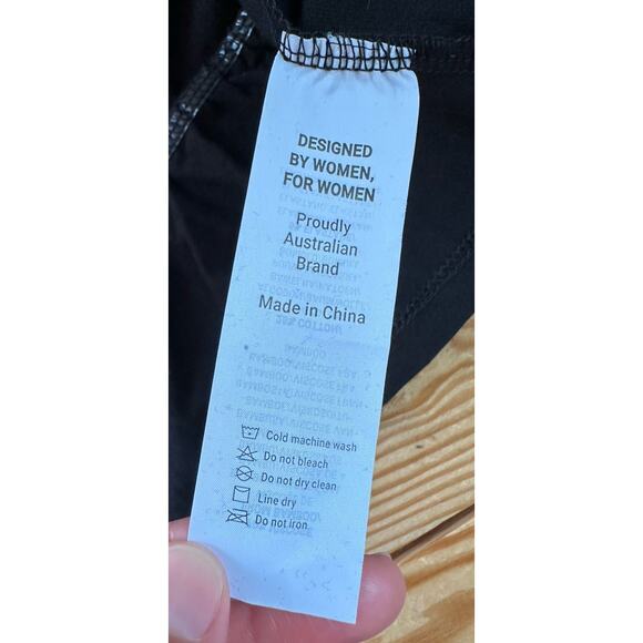 NWT Angel Maternity Tank Dress Size Large Women’s Black Snap Front - Picture 6 of 9